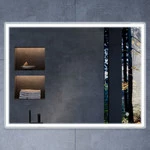 Тумба подвесная с раковиной Vincea Mia 80 см VMC-2MC800RW, тёмное дерево - фото 2