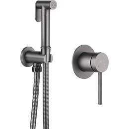 Набор для гигиенического душа Abber Emotion AF8825NG, никель - фото 