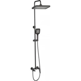 Душевая стойка Cezares LINER-CVD-GM, оружейная сталь, Цвет производителя: оружейная сталь - фото 