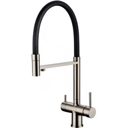 Смеситель для кухни Grocenberg GB4099NK, никель - фото 