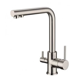 Смеситель для кухни Grocenberg Gb40551nk, никель - фото 