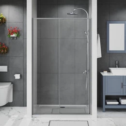 Душевая дверь Azario SHANGHAI 130 см AZ-Y43-130-MGR-CL, графит матовый/прозрачное - фото 