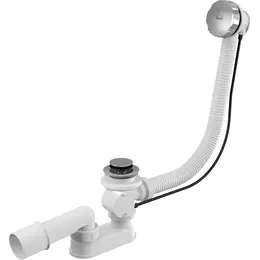 Сифон для ванны AlcaPlast A55K-100 металл - фото 