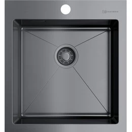 Кухонная мойка Omoikiri AKISAME 46-IN (4973095) 1,2 мм, вороненая сталь, Цвет производителя: вороненая сталь - фото 