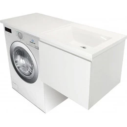 Тумба подвесная с раковиной-столешницей Эстет Dallas Luxe 110 см R, 1 ящик ФР-00002024 - фото 