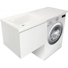 Тумба подвесная с раковиной-столешницей Эстет Dallas Luxe 110 см L, 1 ящик ФР-00002025 - фото 