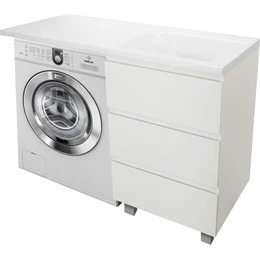 Тумба напольная с раковиной-столешницей Эстет Dallas Luxe 140 см R, 3 ящика ФР-00002912 - фото 