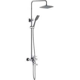 Душевая стойка с поворотным изливом Haiba HB2402 хром - фото 