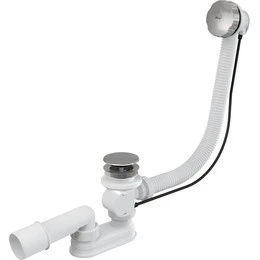Сифон для ванны AlcaPlast A55KM-80, металл - фото 