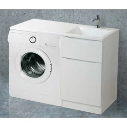 Тумба напольная с раковиной-столешницей BelBagno LAVANDERIA-580/1200-2C-PIA-BL 120 см R, Bianco Opaco - фото 