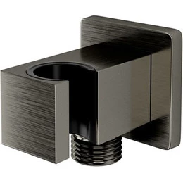 Шланговое подсоединение с держателем WasserKraft Wiese A186, оружейная сталь - фото 