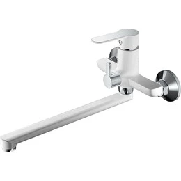 Смеситель для ванны Haiba HB22557-8, белый/хром - фото 