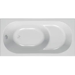 Ванна акриловая сидячая Kolpa-San Tamia S 140x70 см (в комплекте: каркас и слив-перелив) - фото 
