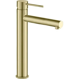 Смеситель для раковины высокий Timo Saona 2311/17F, золото матовое - фото 