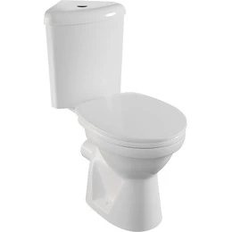 Унитаз-компакт угловой VitrA Norm Wenkel 9854B099-7200 с крышкой микролифт - фото 