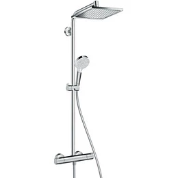 Душевая стойка Hansgrohe Crometta E 240 1jet Showerpipe 27271000 - фото 