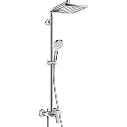 Душевая стойка Hansgrohe Crometta E 240 1jet Showerpipe 27284000 - фото 