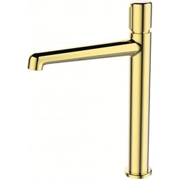 Смеситель для раковины высокий BelBagno UNO-LMC-ORO-W0, золото, Цвет производителя: золото - фото 