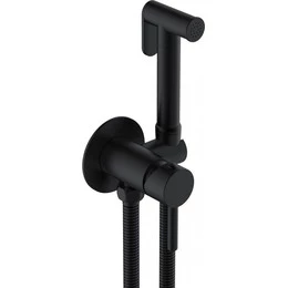 Набор для гигиенического душа Cezares CZR-SET-DA1-ID2-FMM120-NOP, черный матовый - фото 