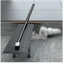 Трап Viega Advantix Vario 704353, обрезной в комплекте с матовой дизайн-вставкой, размером 300-1200 мм. - фото 