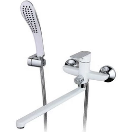 Смеситель для ванны с душевым гарнитуром Gappo Noar G2248, белый/хром - фото 