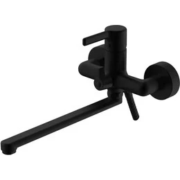 Смеситель для ванны Haiba HB22814-7, чёрный матовый - фото 