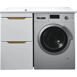 Тумба напольная с раковиной-столешницей Azario Magenta 120 см L CS00078395 - фото 