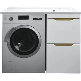 Тумба напольная с раковиной-столешницей Azario Magenta 110 см R CS00079140 - фото 