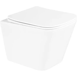 Унитаз подвесной безободковый Belbagno Due BB3103CHR/SC с крышкой микролифт - фото 