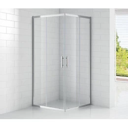 Душевое ограждение Cezares 100х100 см ECO-O-A-2-100-C-Cr, хром/прозрачное - фото 