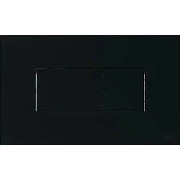 Кнопка смыва Oli Karisma (пневматическая) 641015, черный матовый - фото 