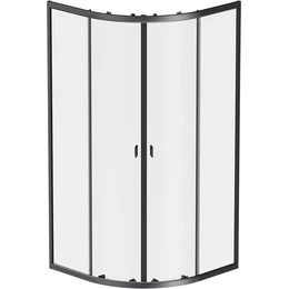 Душевое ограждение Am.Pm X-Joy Twin Slide 90x90 см W88G-205-090BT64, черный/прозрачное - фото 