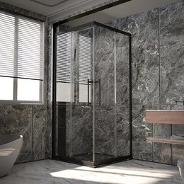 Душевое ограждение Veconi Premium Trento 90x90 см PTC20-B-9090-01-C4 (стекло 8 мм), черный/прозрачное (Витринный образец) - фото 