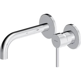 Смеситель для раковины настенный Damixa Scandinavian Pure 360260000, Цвет производителя: хром - фото 