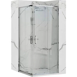 Душевое ограждение Loranto Neo 100x100 см CS-21809-100, хром/прозрачное - фото 
