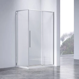Душевое ограждение Vincea Slim-N 100х80 см VSR-4SN8010CL, хром/прозрачное - фото 