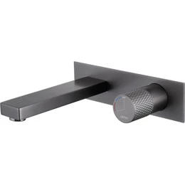 Смеситель для раковины настенный Abber Rund AF8712NG (со скрытой частью) никель, Цвет производителя: никель - фото 