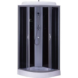 Душевая кабина Loranto CS-6691 G 90х90 см, хром/тонированное - фото 