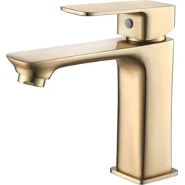 Смеситель для раковины Ledeme L1080Y, золото - фото 