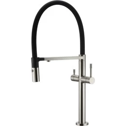 Смеситель для кухни Boheme Uno 115-NB, nickel brush, Цвет производителя: nickel brush - фото 