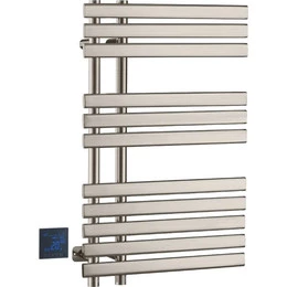 Полотенцесушитель электрический Boheme Venturo П11 80x800 мм 723-NB, nickel brush, Цвет производителя: nickel brush - фото 