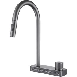 Смеситель для кухни Abber Wasser Kreis AF8114NG, никель, Цвет производителя: никель - фото 