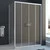 Душевое ограждение Veconi Rovigo 180х90 см RV045-18090PR-02-19C1, хром/матовое - фото 