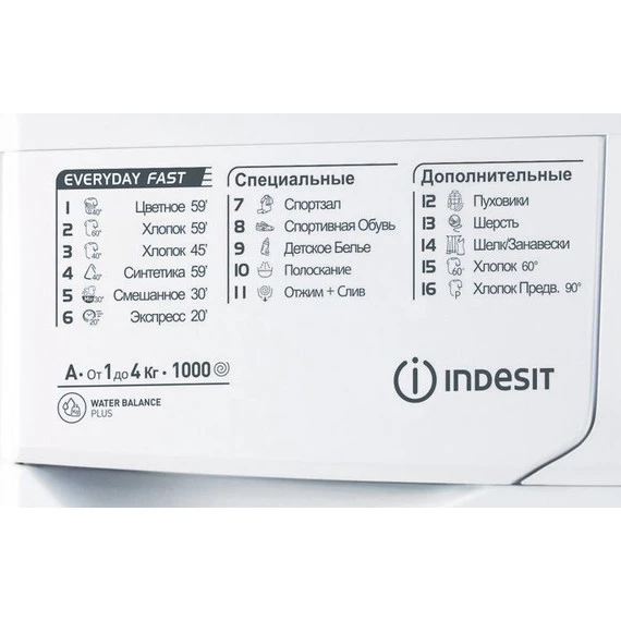 Стиральная машина Indesit EWUC 4105 CIS - фото 3