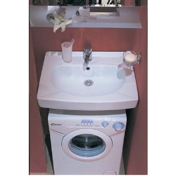 Раковина Santek Пилот 60х60 см над стиральной машиной (ПИЛОТ-60) 1.WH30.1.971 - фото 4