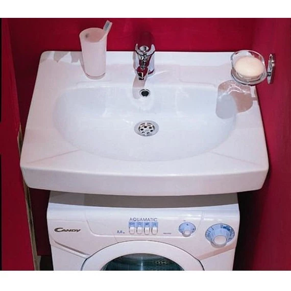 Раковина Santek Пилот 60х60 см над стиральной машиной (ПИЛОТ-60) 1.WH30.1.971 - фото 6