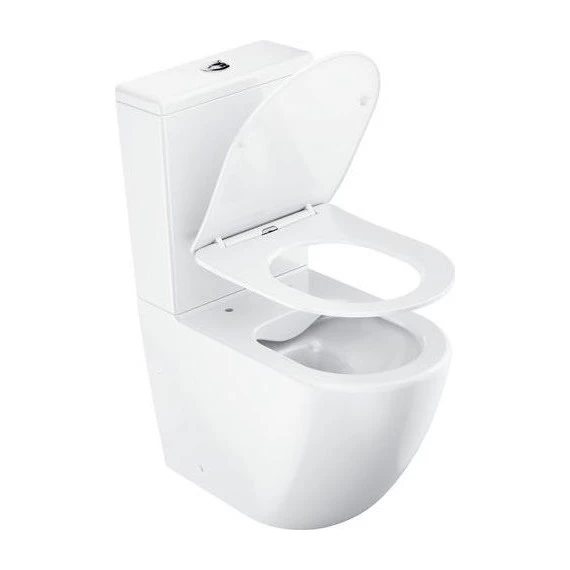 Унитаз-компакт Ravak Optima RimOff Combi X01870 с тонкой крышкой микролифт - фото 4