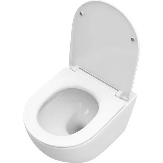 Унитаз подвесной безободковый BelBagno Uno-Tor BB5177CH-TOR/SC (Система смыва торнадо) с крышкой микролифт - фото 12