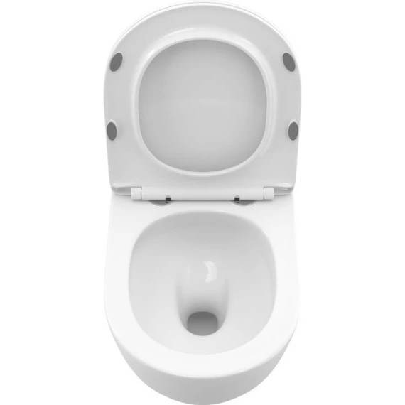 Унитаз подвесной безободковый BelBagno Uno-Tor BB5177CH-TOR/SC (Система смыва торнадо) с крышкой микролифт - фото 13