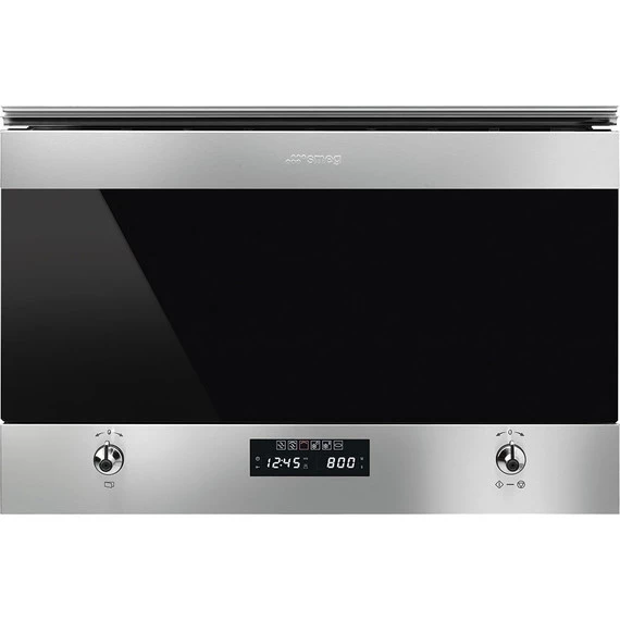 Встраиваемая микроволновая печь Smeg Classica MP322X1 - фото 